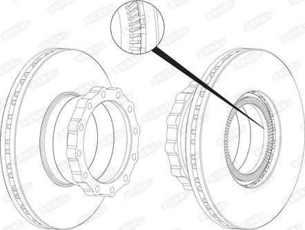 Beral BCR148A - Гальмівний диск autozip.com.ua