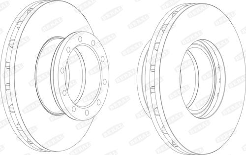 Beral BCR151A - Гальмівний диск autozip.com.ua