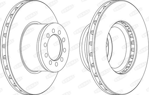 Beral BCR186A - Гальмівний диск autozip.com.ua