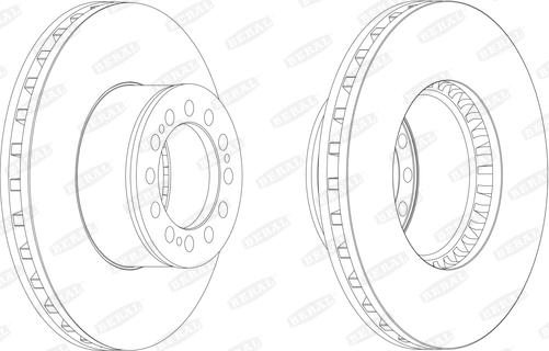 Beral BCR181A - Гальмівний диск autozip.com.ua