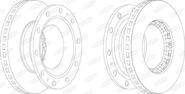 Beral BCR136A - Гальмівний диск autozip.com.ua