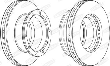 Beral BCR346A - Гальмівний диск autozip.com.ua