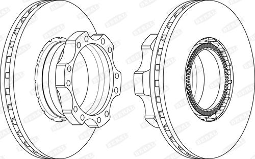 Beral BCR302A - Гальмівний диск autozip.com.ua