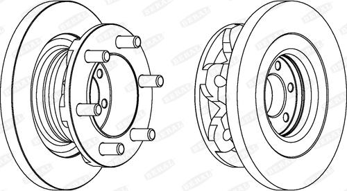 Beral BCR313A - Гальмівний диск autozip.com.ua