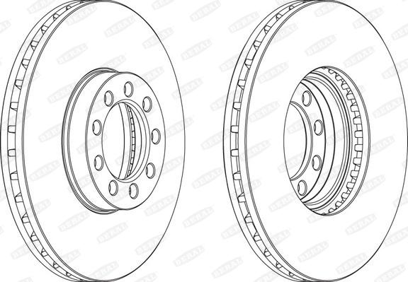 Beral BCR329A - Гальмівний диск autozip.com.ua