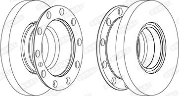 Beral BCR377A - Гальмівний диск autozip.com.ua