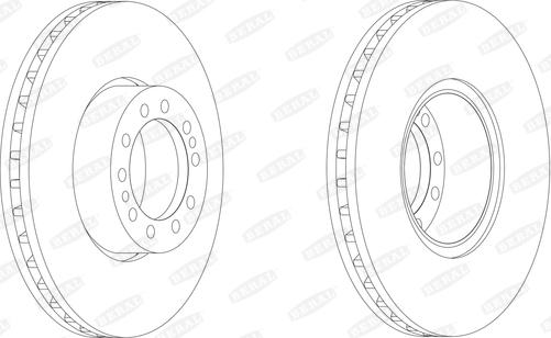 Beral BCR244A - Гальмівний диск autozip.com.ua