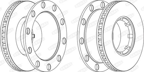 Beral BCR243A - Гальмівний диск autozip.com.ua
