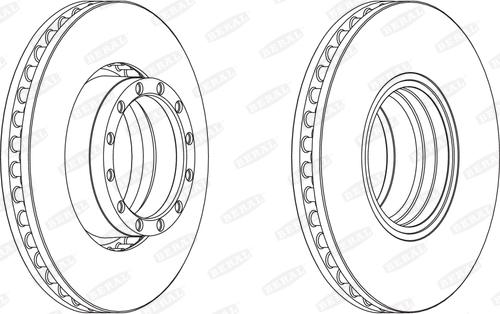 Beral BCR251A - Гальмівний диск autozip.com.ua