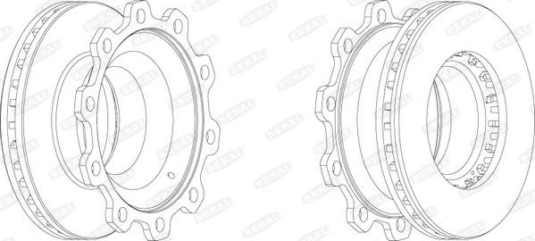 Beral BCR205A - Гальмівний диск autozip.com.ua