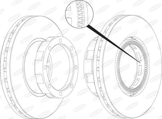 Beral BCR200A - Гальмівний диск autozip.com.ua