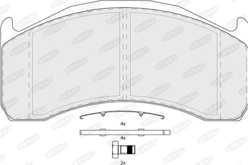 Beral BCV29137TK - Гальмівні колодки, дискові гальма autozip.com.ua