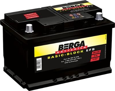 BERGA 5655000657902 - Стартерна акумуляторна батарея, АКБ autozip.com.ua