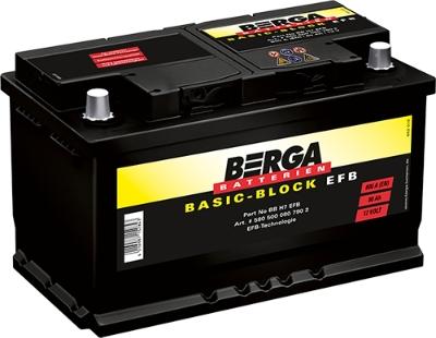 BERGA 5805000807902 - Стартерна акумуляторна батарея, АКБ autozip.com.ua