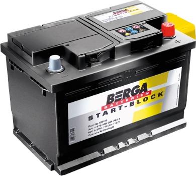 BERGA 5684030577642 - Стартерна акумуляторна батарея, АКБ autozip.com.ua
