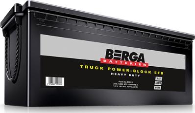 BERGA 680500100H432 - Стартерна акумуляторна батарея, АКБ autozip.com.ua