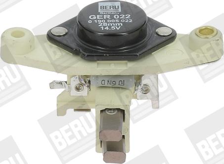 BERU GER022 - Регулятор напруги генератора autozip.com.ua