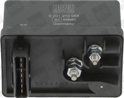 BERU GR054 - Блок управління, реле, система розжарювання autozip.com.ua
