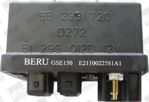 BERU GSE150 - Блок управління, реле, система розжарювання autozip.com.ua