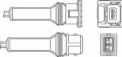 BorgWarner (BERU) OZH035 - Лямбда-зонд, датчик кисню autozip.com.ua