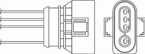 BorgWarner (BERU) OZH103 - Лямбда-зонд, датчик кисню autozip.com.ua