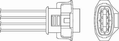 BorgWarner (BERU) OZH110 - Лямбда-зонд, датчик кисню autozip.com.ua