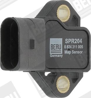 BERU SPR204 - Датчик, тиск у впускний трубі autozip.com.ua