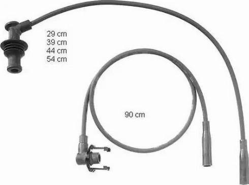 BorgWarner (BERU) ZEF731 - Комплект проводів запалювання autozip.com.ua