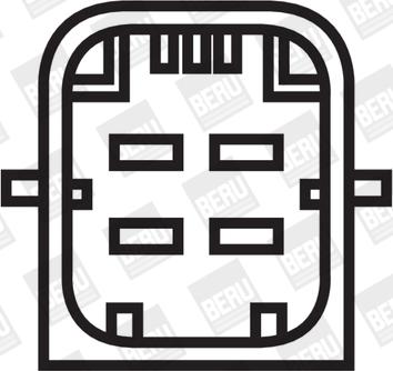 BERU ZS348 - Котушка запалювання autozip.com.ua