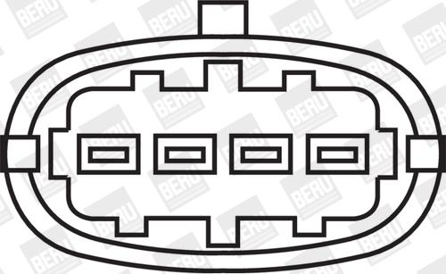 BERU ZS306 - Котушка запалювання autozip.com.ua