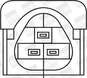 BERU ZS324 - Котушка запалювання autozip.com.ua