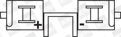BERU ZS253 - Котушка запалювання autozip.com.ua