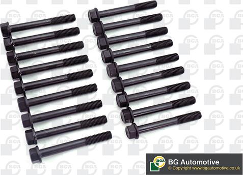 BGA BK6313 - Комплект болтів головки циліндрів autozip.com.ua