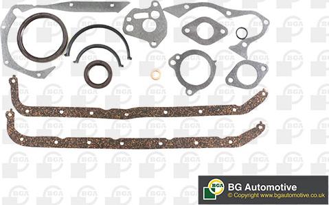 BGA CK6391 - Комплект прокладок, блок-картер двигуна autozip.com.ua