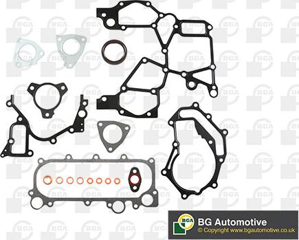 BGA CK1566 - Комплект прокладок, блок-картер двигуна autozip.com.ua
