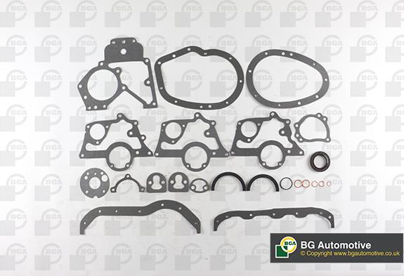 BGA CK3350 - Комплект прокладок, блок-картер двигуна autozip.com.ua