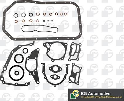 BGA CK2317 - Комплект прокладок, блок-картер двигуна autozip.com.ua