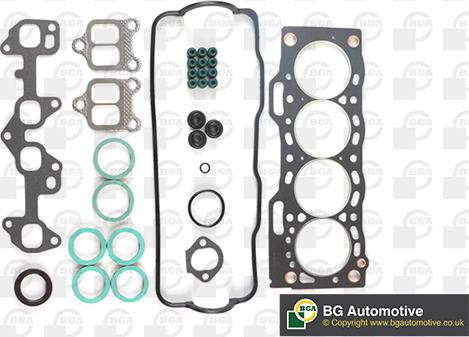 BGA HK8382 - Комплект прокладок, головка циліндра autozip.com.ua