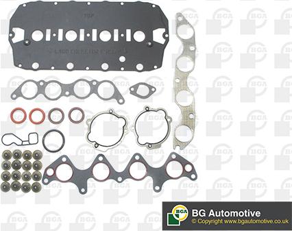BGA HK3589 - Комплект прокладок, головка циліндра autozip.com.ua
