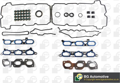 BGA HN3300 - Комплект прокладок, головка циліндра autozip.com.ua