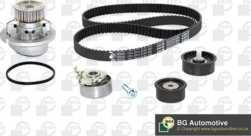 BGA TB9506CPK-2 - Водяний насос + комплект зубчатого ременя autozip.com.ua