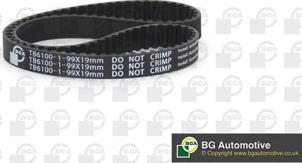 BGA TB6100-1 - Ремінь ГРМ autozip.com.ua