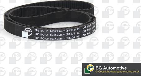 BGA TB6100-2 - Ремінь ГРМ autozip.com.ua