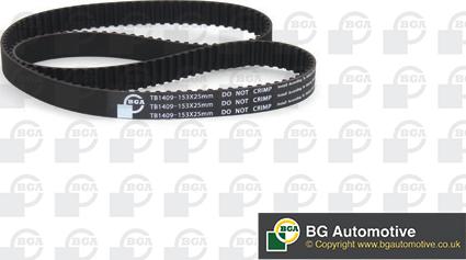 BGA TB1409 - Ремінь ГРМ autozip.com.ua