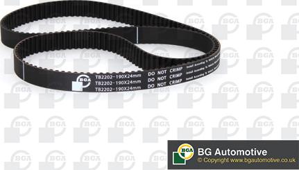 BGA TB2202 - Ремінь ГРМ autozip.com.ua