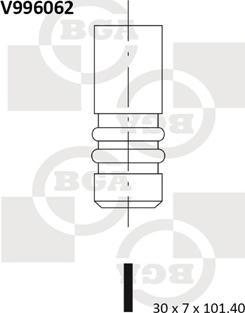 BGA V996062 - Випускний клапан autozip.com.ua