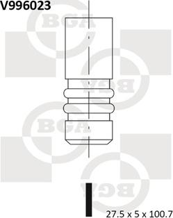 BGA V996023 - Випускний клапан autozip.com.ua