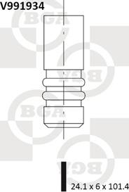 BGA V991934 - Випускний клапан autozip.com.ua