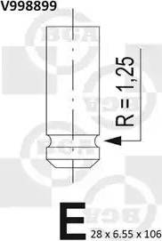 BGA V998899 - Випускний клапан autozip.com.ua
