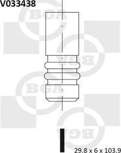 BGA V033438 - Випускний клапан autozip.com.ua